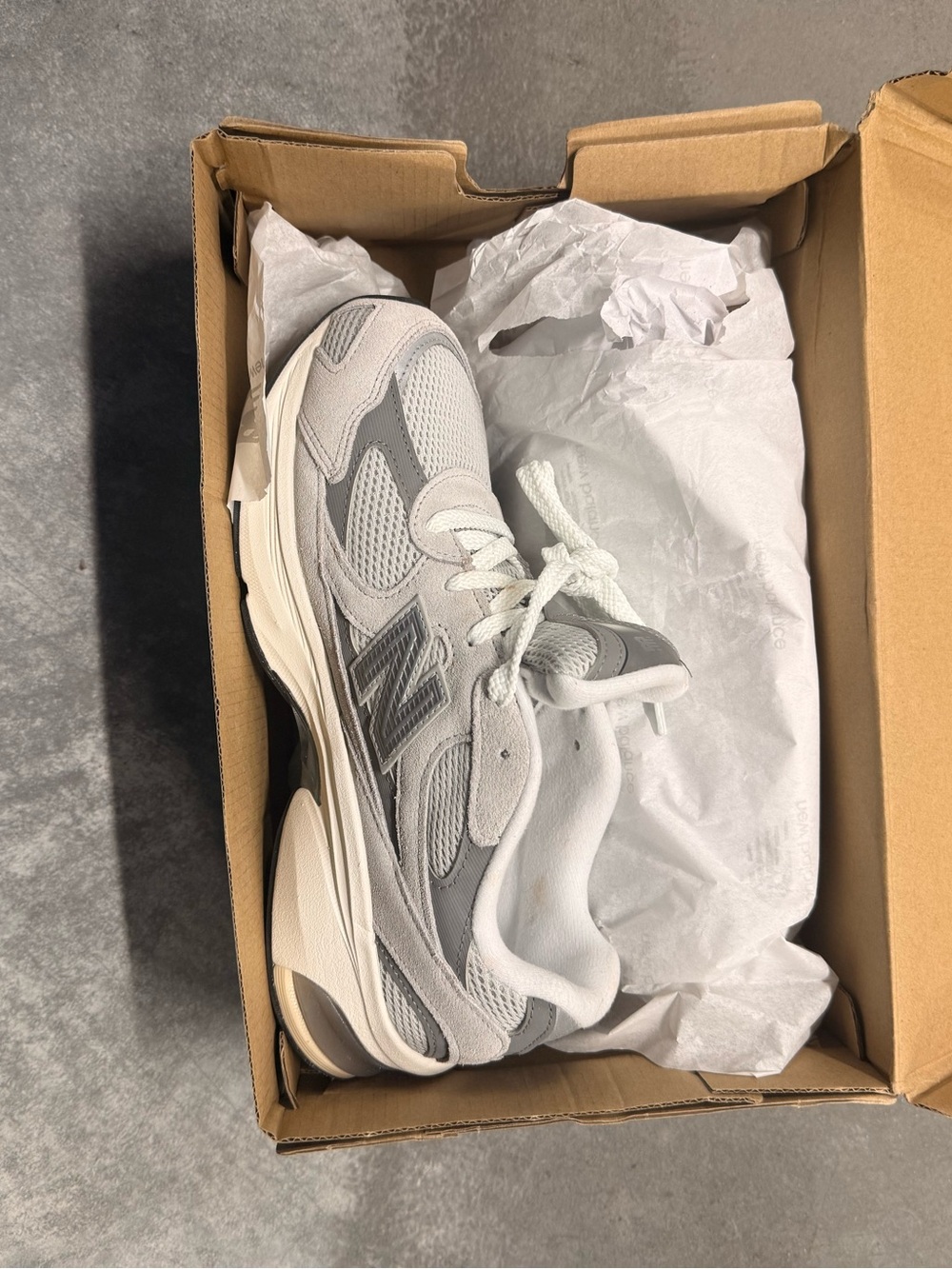 Boys Gray New Balance New in Box